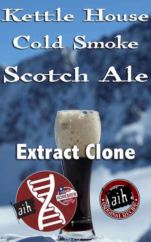 Kettle House Cold Smoke Scotch Ale Clone Recipe Kit