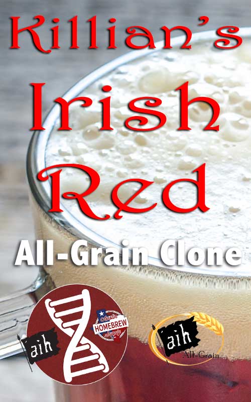 Killians Irish Red Clone All Grain Recipe