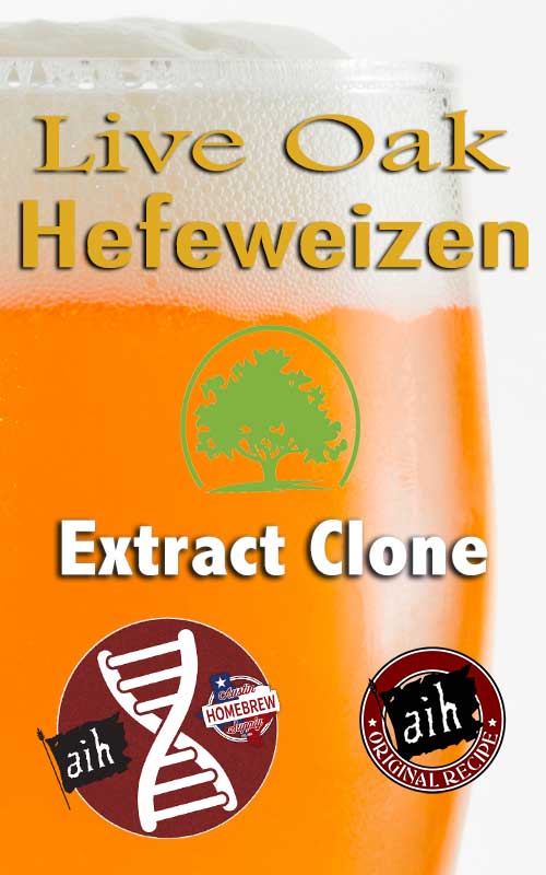 Live Oak Hefeweizen Clone Recipe Kit