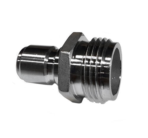 Stainless Male QD x Male Garden Hose Thread Fitting