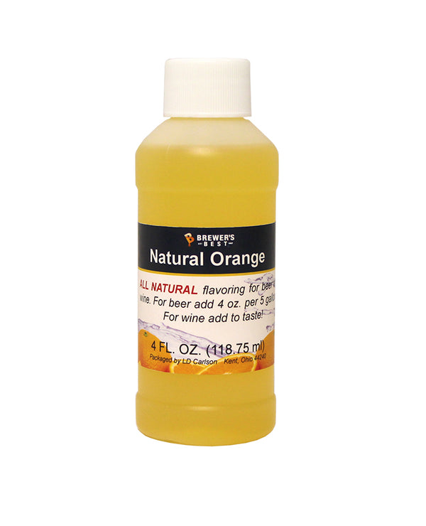Natural Orange Flavoring Extract 4 oz.