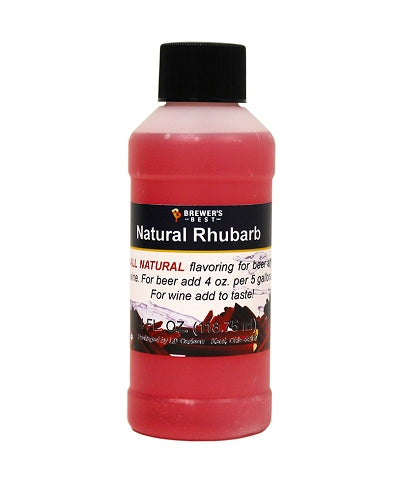 Natural Rhubarb Flavoring Extract - 4 oz.