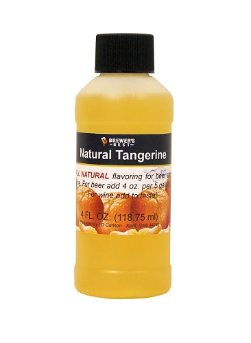 Natural Tangerine Flavoring Extract - 4 oz.