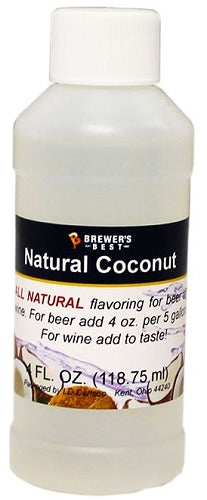 Natural Coconut Flavoring Extract 4 oz