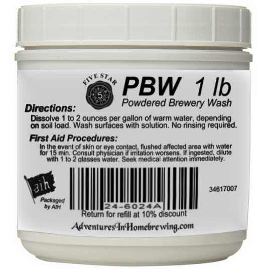 PBW - Powdered Brewery Wash