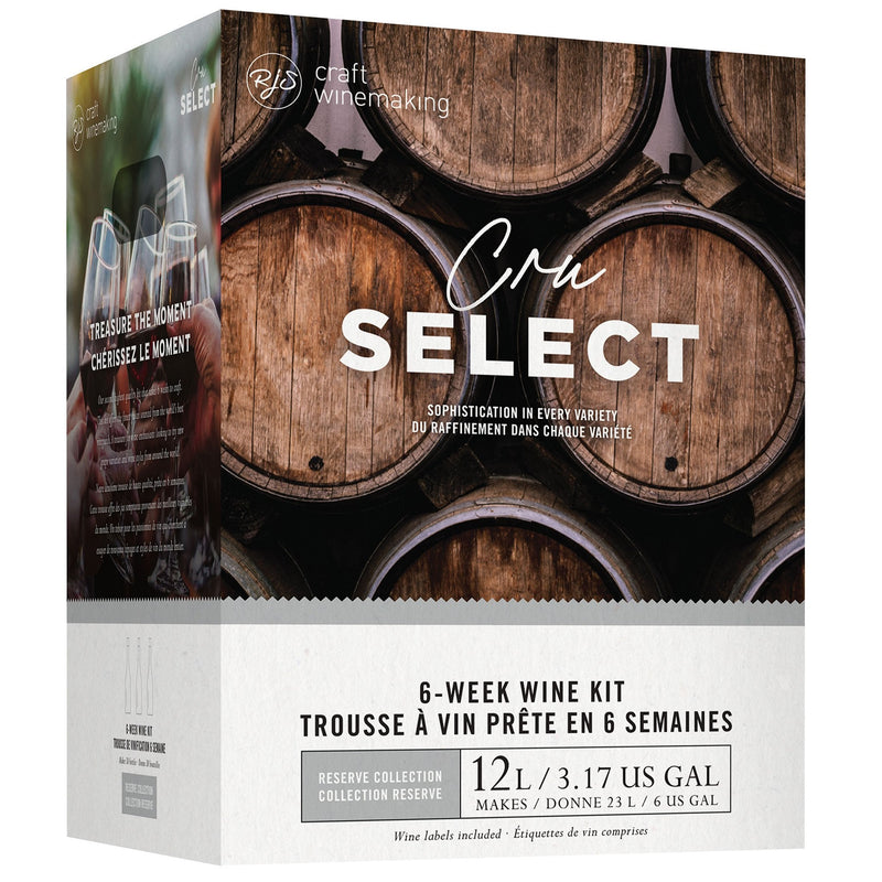 California Pinot Noir Wine Kit - RJS Cru Select Front