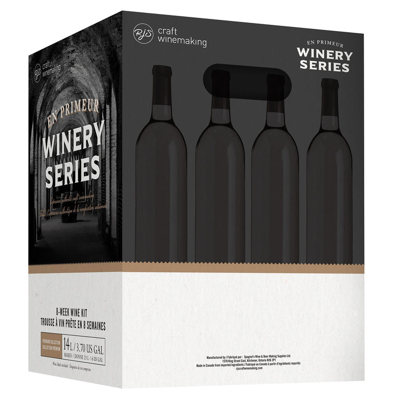 Winemakers Trio Red Wine Kit - RJS En Primeur Winery Series box right side