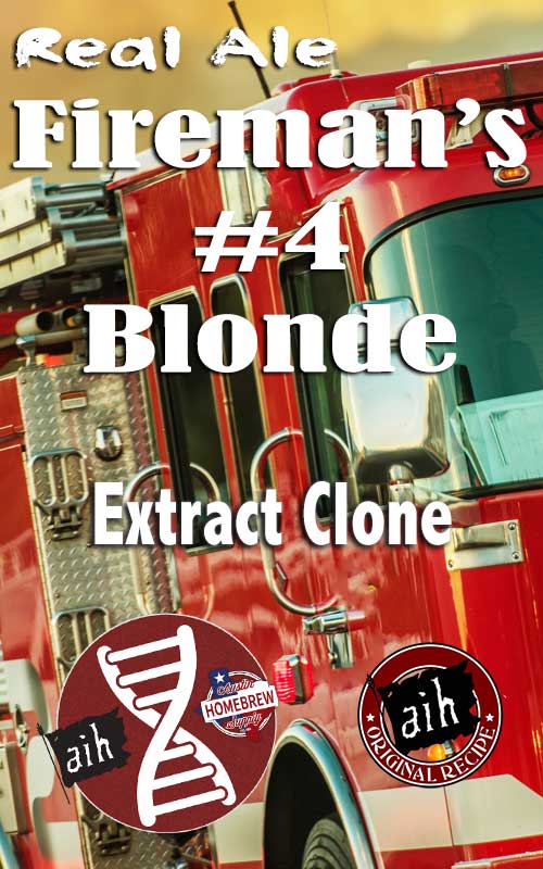 Real Ale Firemans #4 Clone Recipe Kit