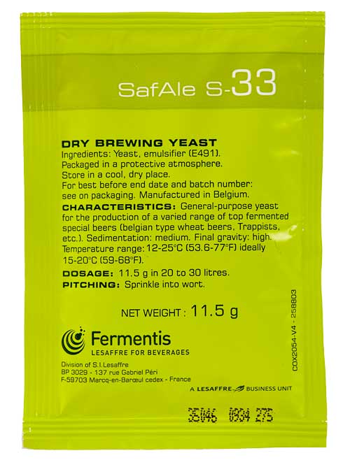 Fermentis SafAle™ S-33 Yeast