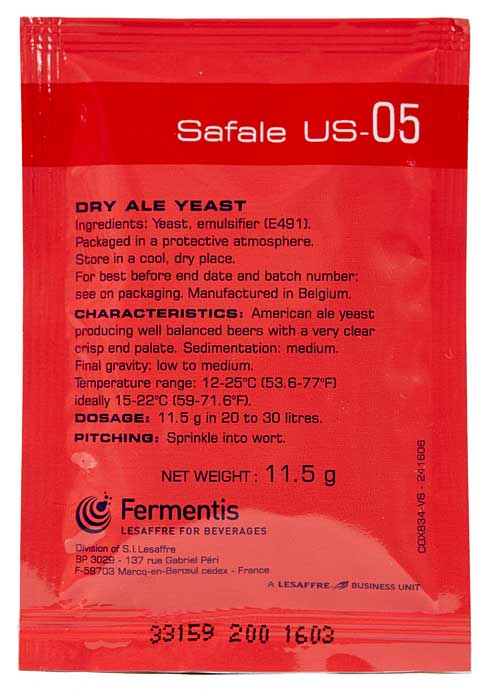 Fermentis SafAle™ US-05 Yeast