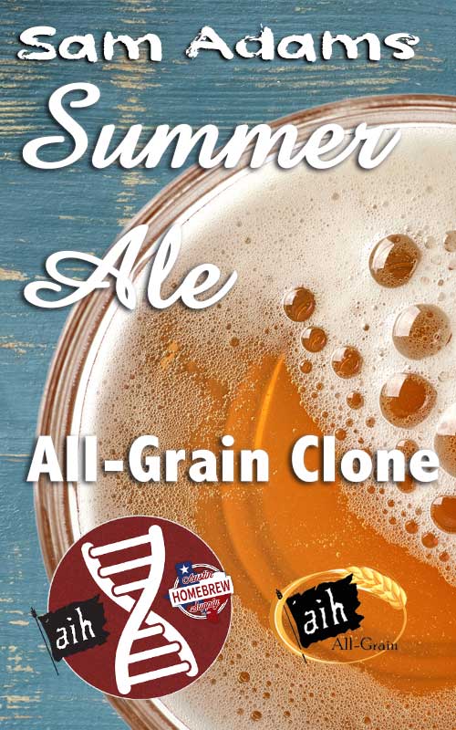 Samuel Adams Summer Ale Clone All Grain Recipe