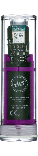 Purple Tilt Hydrometer and Thermometer
