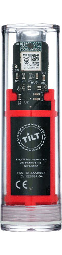 Red Tilt Hydrometer and Thermometer