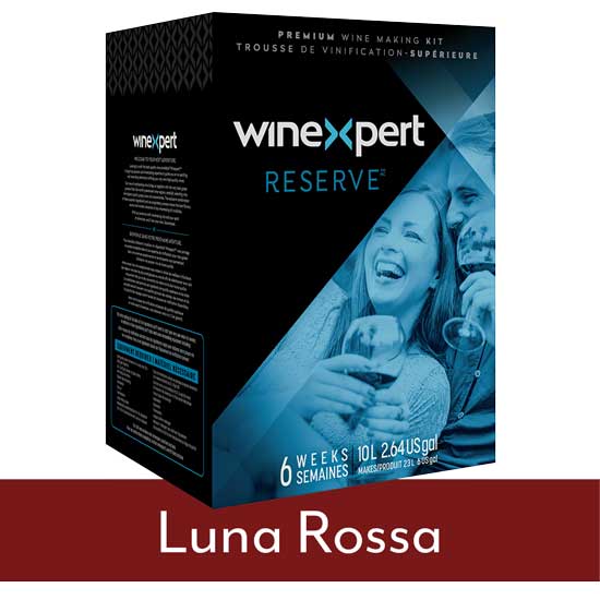 Winexpert Reserve Luna Rossa Red Wine Making Kit