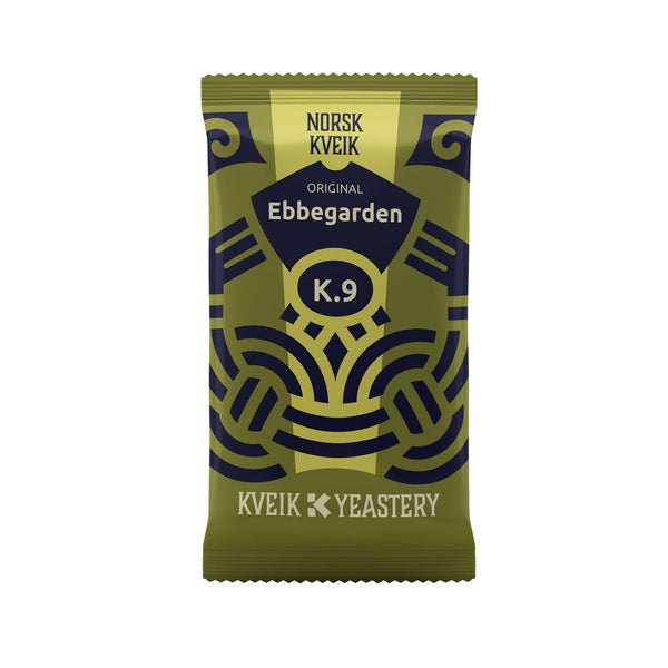 Packet of Kveik Yeastery K.9 Ebbegarden