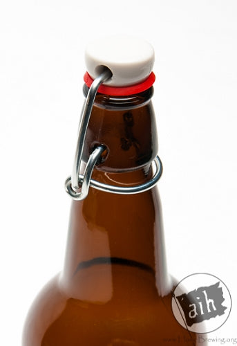 EZ Cap Swing Top Beer Bottles - 16 oz. Clear, case of 12 – Midwest