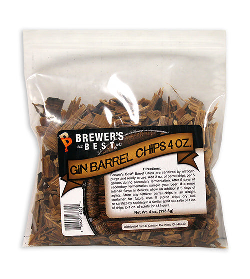 Gin Barrel Chips by Brewer's Best - 4 oz.