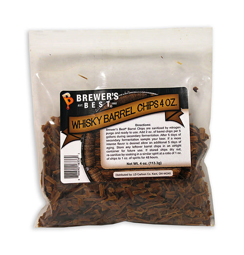 Whisky Barrel Chips by Brewer's Best - 4 oz.