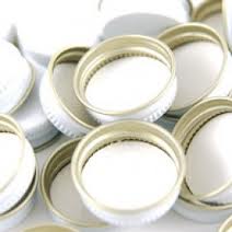 38mm Metal Screw Caps  (4 caps)