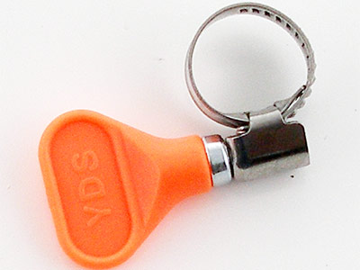 Easy-Turn Hose Clamp 5/8" (Orange)