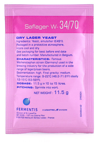 Fermentis SafLager™ W-34/70 Yeast
