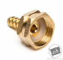 Hose stem swivel 3/8 barb X 3/4 FG Hose