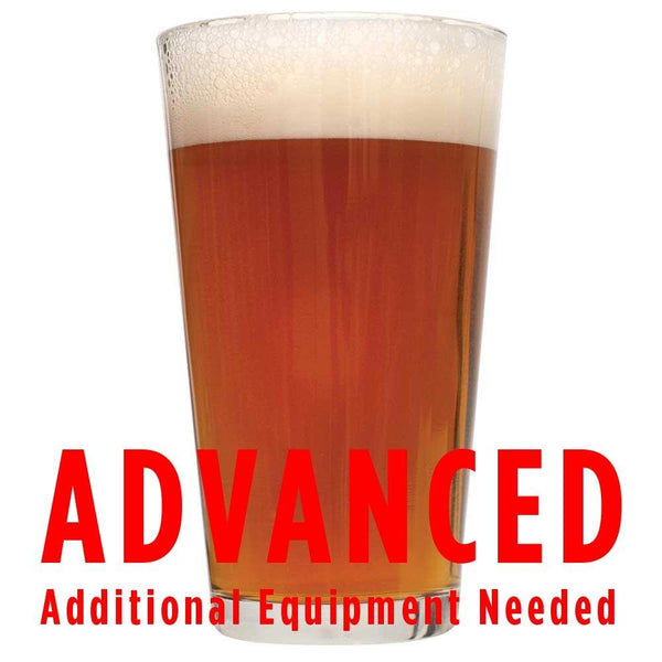 Irish Red Ale with an All-Grain caution in red text: "Advanced, additional equipment needed"