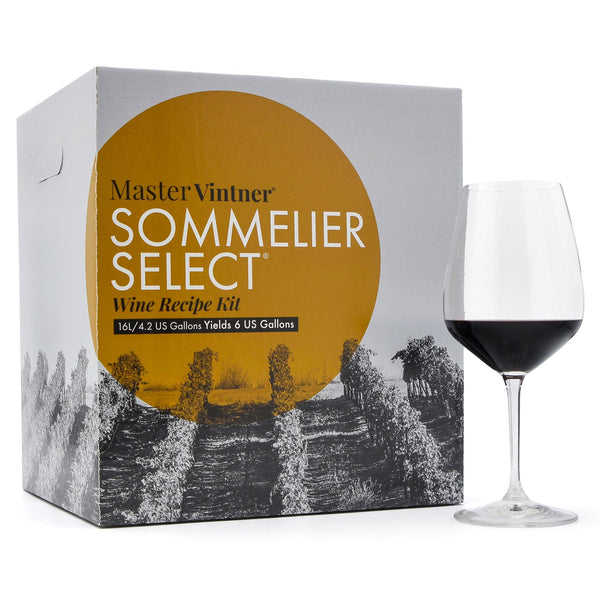 Italian Nebbiolo (6G) Wine Kit - Master Vintner® Sommelier Select® with glass