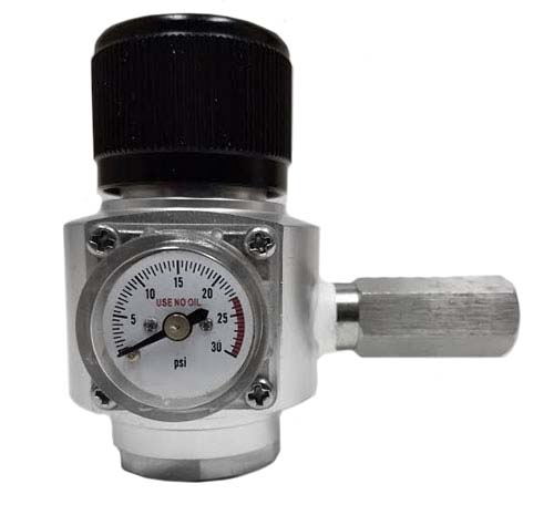 Mini CO2 Regulator with Check Valve Outlet (5/8-18 Thread)