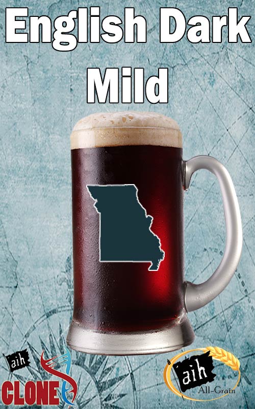 English Dark Mild Missouri Beer Company Clone All Grain Recipe Kit