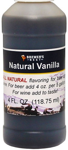 Natural Vanilla Type Flavoring Extract 4 oz.
