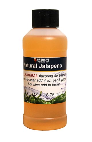 Natural Jalapeno Flavoring Extract 4 oz.