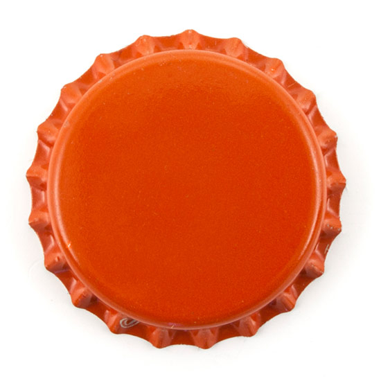 Orange Bottle Caps