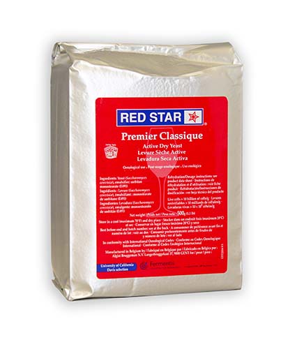 Red Star Premier Classique Wine Yeast - 500g