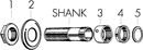 4 1/8" Shank for Faucet
