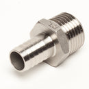 Stainless Steel 1/2 MPT X 1/2 Hose Barb