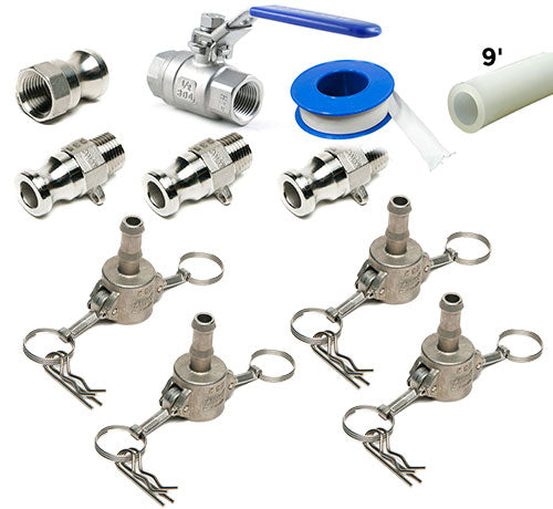 Transfer Pump Quick Connect Kit (Cam Lock)