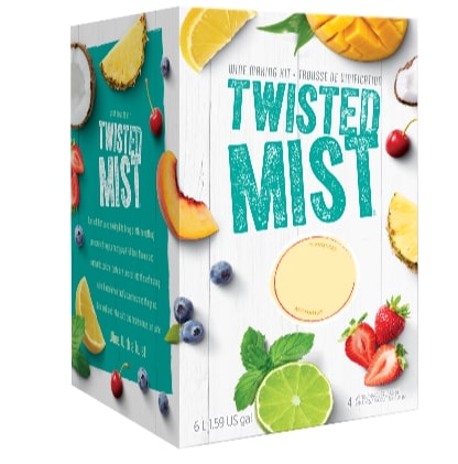 Box of Malibu Sunset Cocktail Wine Recipe Kit - Winexpert Twisted Mist Limited Edition