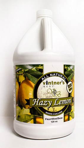 Vintner's Best Hazy Lemon Fruit Wine Base 128 oz.