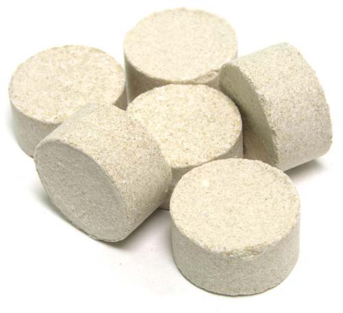 Whirlfloc tablets for clarifying beer