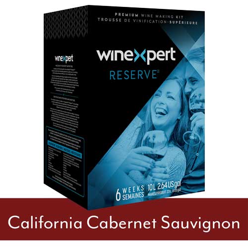 Winexpert Reserve California Cabernet Sauvignon Red Wine Making Kit